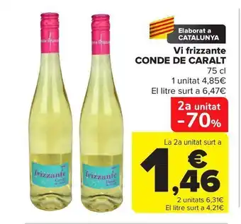 Carrefour Vi frizzante conde de caralt oferta