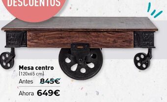 Mubak Mesa de centro oferta