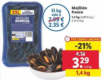 Lidl Mejillones oferta