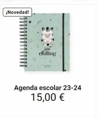 Ale-Hop ¡novedad! just chilling agenda agenda escolar 23-24 15,00 € oferta