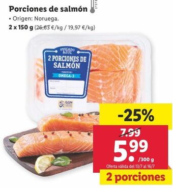 Lidl Salmón oferta
