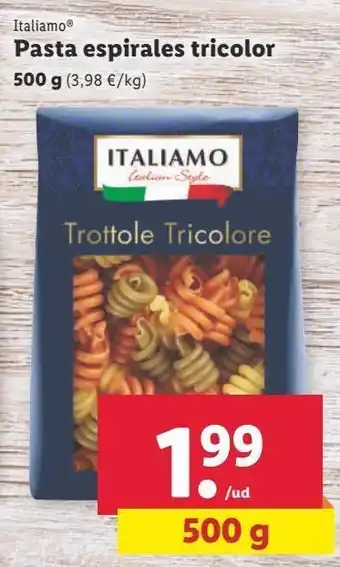 Lidl Pasta italiamo oferta