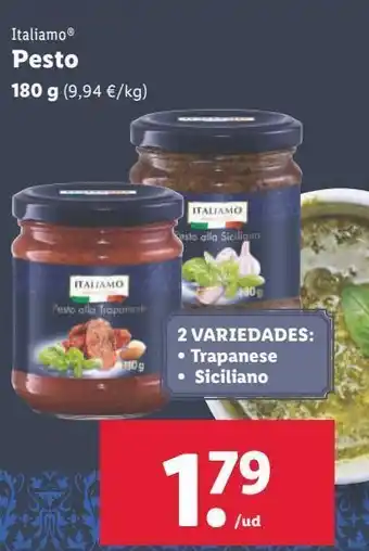 Lidl Producto italiamo oferta