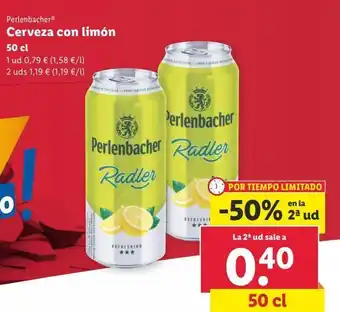 Cerveza con limón perlenbacher
