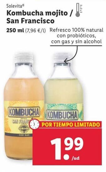 Lidl Bebidas solevita oferta