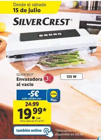 Lidl Envasadora silvercrest oferta