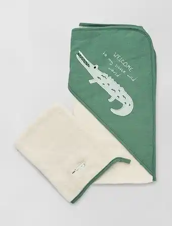 Kiabi Capa de baño + manopla oferta