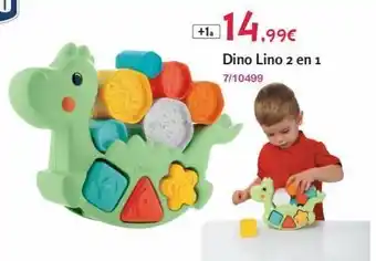 Josber Toys +1a 14.99€ dino lino 2 en 1 7/10499 oferta