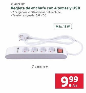 Lidl Regleta silvercrest oferta