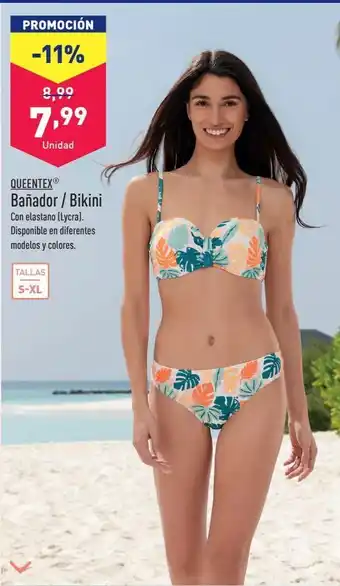 ALDI Bañador / bikini queentex oferta