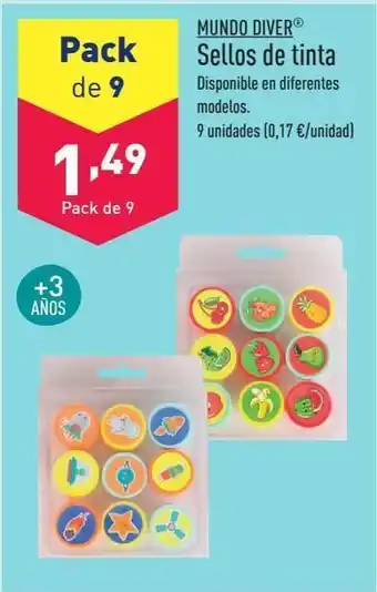 ALDI Sellos de tinta mundo dicer oferta