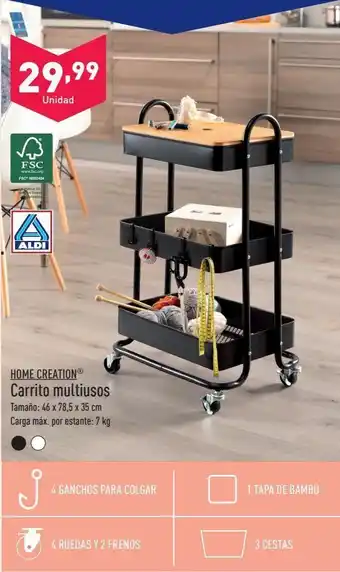 ALDI Carrito multiusos home creation oferta