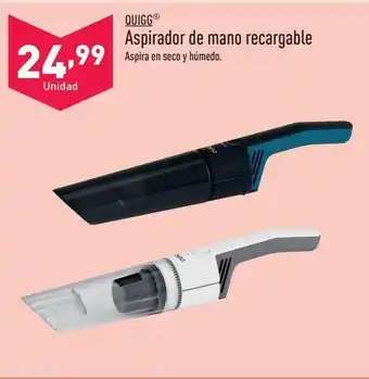 Aspirador de mano recargable quigg
