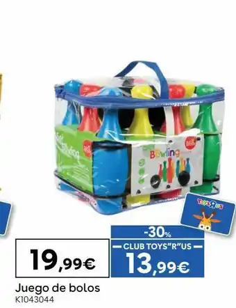 ToysRus Juego de bolos oferta