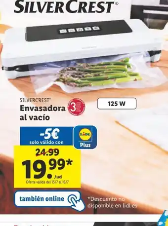 Lidl SILVERCRESTⓇ Envasadora 3 al vacío oferta