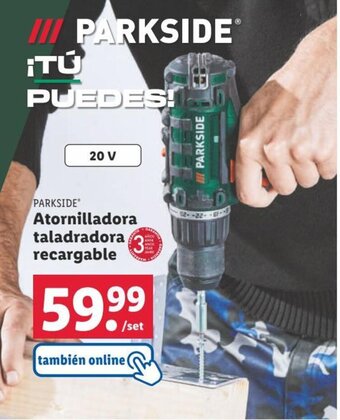 Lidl Atornilladora taladradora recargable oferta