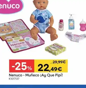 ToysRus Nenuco- muñeco ¡ay que pipi! oferta