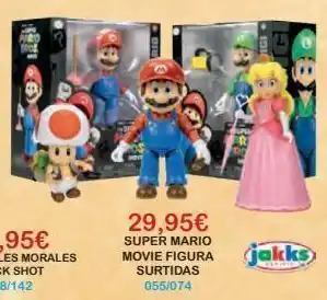 Jugueterías Nikki Piro o 29,95€ super mario movie figura surtidas 055/074 f jakks oferta