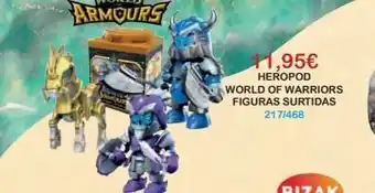 Jugueterías Nikki 11,95€ heropod world of warriors figuras surtidas 217/468 oferta