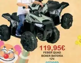 Jugueterías Nikki 119,95€ feber quad boxer batería 12v. 022/050 oferta