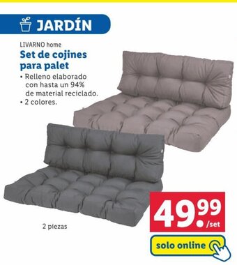Lidl Set de cojines para palet oferta