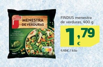 HiperDino FINDUS menestra de verduras, 400 g oferta