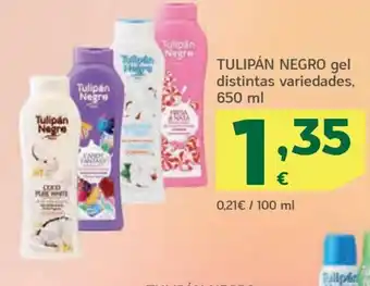 HiperDino TULIPÁN NEGRO gel distintas variedades, 650 ml oferta