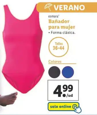 Lidl Bañador para mujer oferta