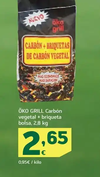 HiperDino Carbón vegetal oferta