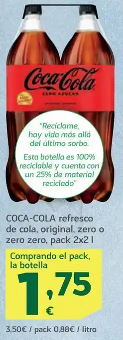 HiperDino Refresco de cola coca-cola oferta
