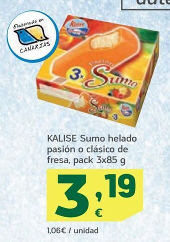 HiperDino Helados kalise oferta