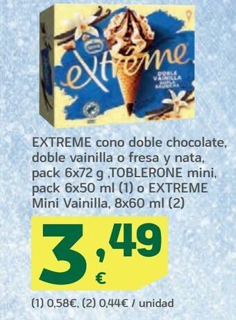 HiperDino Helados oferta