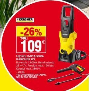 Bricoking Hidrolimpiadora kärcher oferta