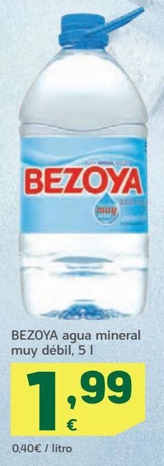 HiperDino Agua bezoya oferta