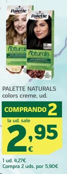 HiperDino Tinte de pelo palette oferta