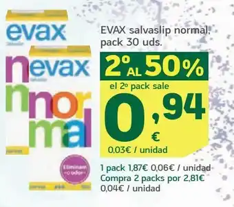 HiperDino Salvaslip evax oferta