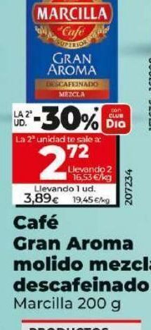 Dia Café molido marcilla oferta