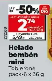 Dia Helado de chocolate oferta