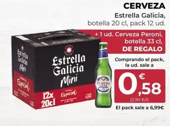 SPAR CERVEZA Estrella Galicia, oferta