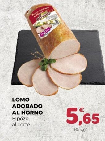 SPAR LOMO ADOBADO AL HORNO Elpozo, al corte oferta