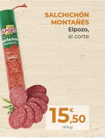 SPAR SALCHICHÓN MONTAÑÉS Elpozo, al corte oferta