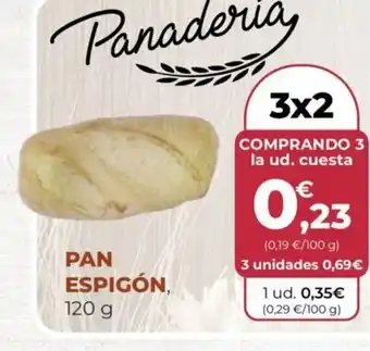 SPAR PAN ESPIGÓN. oferta
