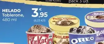 SPAR HELADO Toblerone, 480 ml oferta