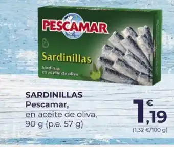 SPAR SARDINILLAS Pescamar, oferta