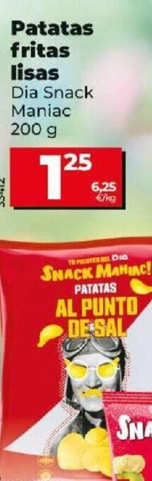 Dia Patatas fritas lisas oferta