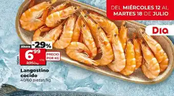 Dia Langostino cocido oferta