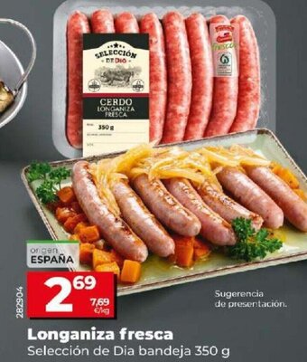 Dia Longaniza fresca oferta