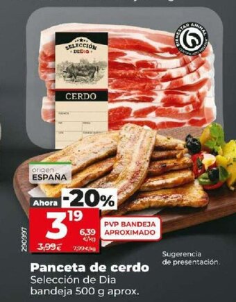 Dia Panceta de cerdo oferta