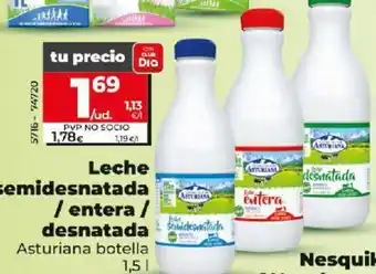 Dia Leche semidesnatada /entera / desnatada oferta