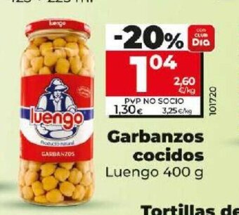 Dia Garbanzos cocidos Luengo 400 g oferta